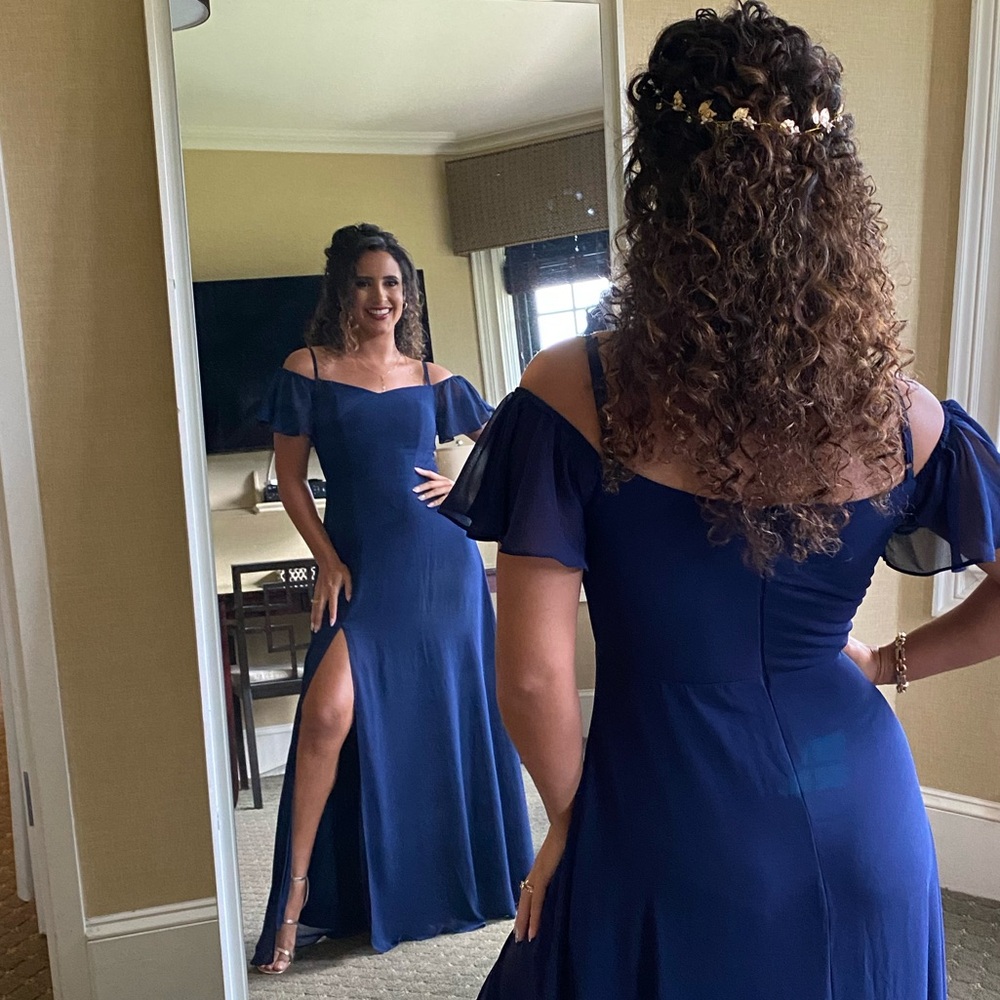 Ever Pretty Navy Blue Maxi Dress
